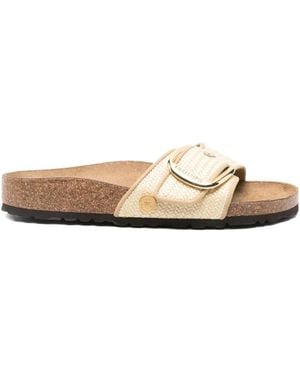 Birkenstock Buckle-Detail Sandals - Natural