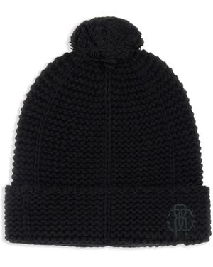 Roberto Cavalli Pom-Pom Beanie - Black