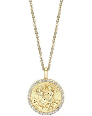 Anita Ko 18K Gemini Necklace - Metallic