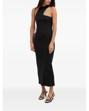 MARCELLA Sonata Cut-Out Midi Dress - Black