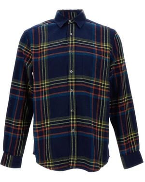 Portuguese Flannel Geruit Overhemd - Blauw