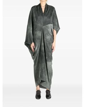 Cortana Knot-Detailing Midi Dress - Green