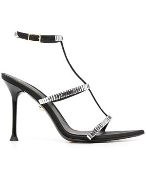 ALEVI Lisa 110Mm Crystal-Embellished Sandals - Black