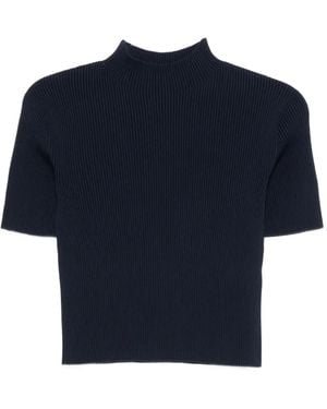 CFCL Portrait Ribbed Top - Blue