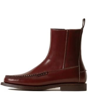 Hereu Andreu Moccasin-Style Ankle Boots - Brown