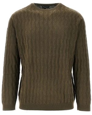 Emporio Armani Crew-Neck Sweater - Green