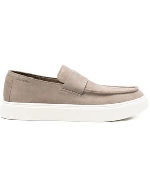 Calvin Klein Leather Loafers - White