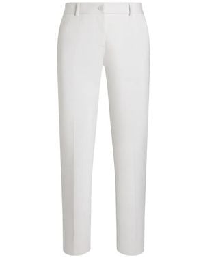 Dolce & Gabbana Cropped Tailored Trousers - White