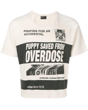 Enfants Riches Deprimes White Puppy Saved From Overdose T-shirt