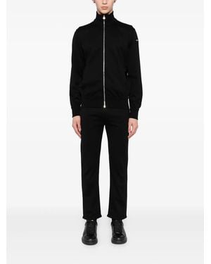 Kiton Logo-Embroidered Trousers Set - Black