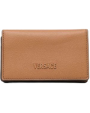 Versace Vitello Wallet - Brown