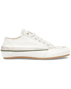 Maison Margiela Zapatillas Traveler Con Cordones - Blanco