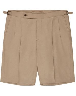 Slowear Shorts Mit Bundfalten - Natur