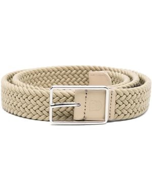 Corneliani Ceinture À Design Tressé - Neutre