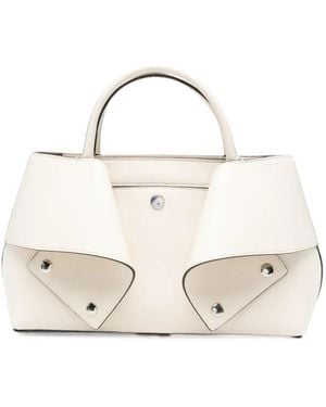 TOTEME Mercer Leather Tote Bag - White