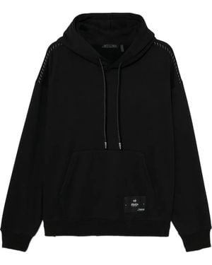 FIVE CM Hoodie mit Kontrastnähten - Schwarz