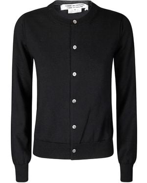 Comme des Garçons ボタン カーディガン - ブラック