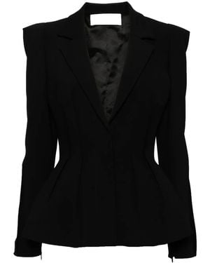 Elie Saab Blazer mit umgekehrten Abnähern - Schwarz