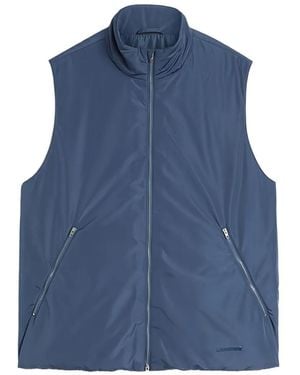 Jil Sander Taffeta Padded Vest - Blue