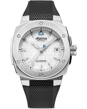 Alpina Solarmetre Armbanduhr Aus Edelstahl 38,90Mm - Grau