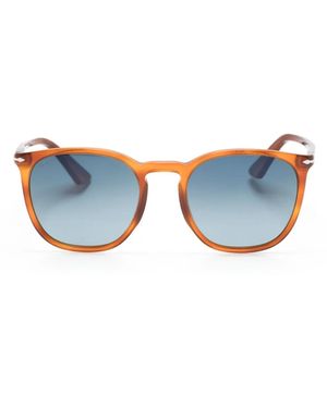 Persol Lunettes De Soleil Po3316S À Monture Ronde - Blue
