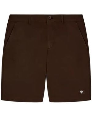 Emporio Armani Cotton Swim Shorts - Brown