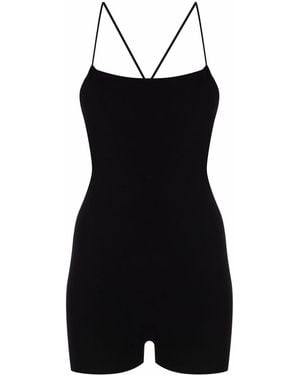 RED Valentino Body Con Tirantes Finos - Negro