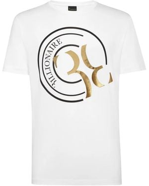 Billionaire T-Shirt Double B À Logo Imprimé - White