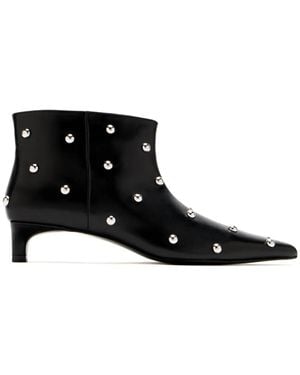 Senso 40Mm Stud-Embellished Boots - Black
