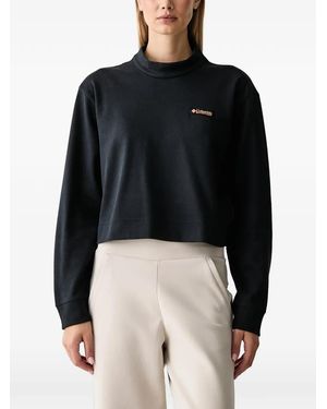 Columbia Sauvie Sky Logo-Patch Sweatshirt - Black