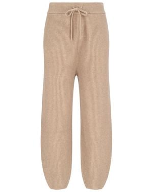 Polo Ralph Lauren Ribbed-Knit Drawstring Pants - Natural