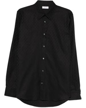 McQueen Skull-Pattern Shirt - Black