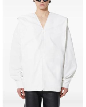 A.A.Spectrum光谱 Zip-Front Wide-Collar Jacket - White