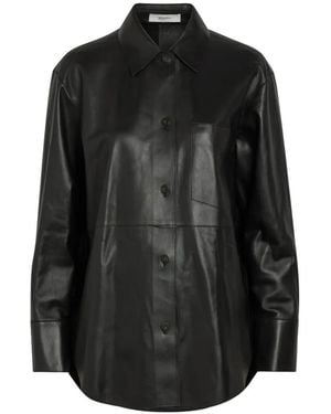 JOSEPH Penna Overshirt - Black