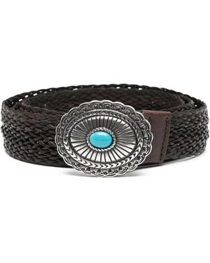 Orciani Woven Belt - Grey