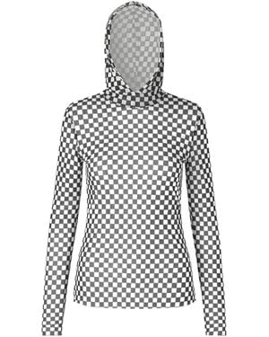 Baum und Pferdgarten Junetta Chequered Hoodie - Grey