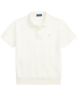 Polo Ralph Lauren Logo-Embroidered Short-Sleeve Polo Shirt - White