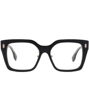 Fendi Square-Frame Glasses - Brown