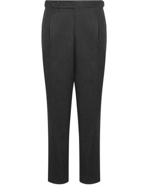 Franzese Collection Dart-Detail Trousers - Grey