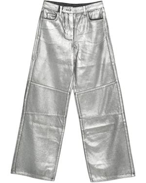 Patrizia Pepe Panelled Trousers - Grey