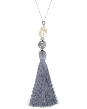 Elle Macpherson Collana Con Nappine - Bianco