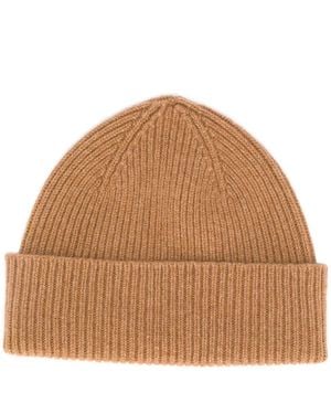 Harmony Gerippte Beanie - Braun