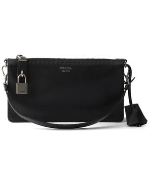 Prada Nappa Leather Pouch - Black