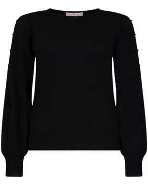 Rene' Derhy Pull Nanouk À Manches Bouffantes - Black