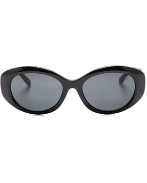 Polo Ralph Lauren Oval-Frame Sunglasses - Black