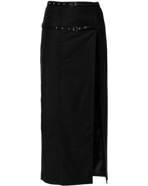 AYA MUSE Kura Side-Slit Pencil Skirt - Black