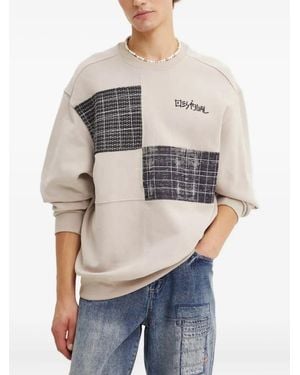 Desigual パッチワーク スウェットシャツ - グレー