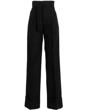 CAPASA MILANO Check Trousers - Black