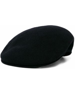 Kangol Wool Flat Cap - Black
