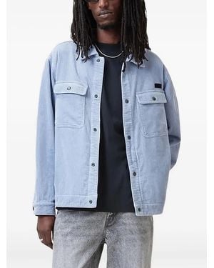 AllSaints Castleford Corduroy Shirt - Blue